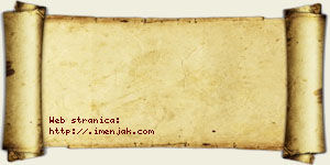 Bojana Cilić vizit kartica